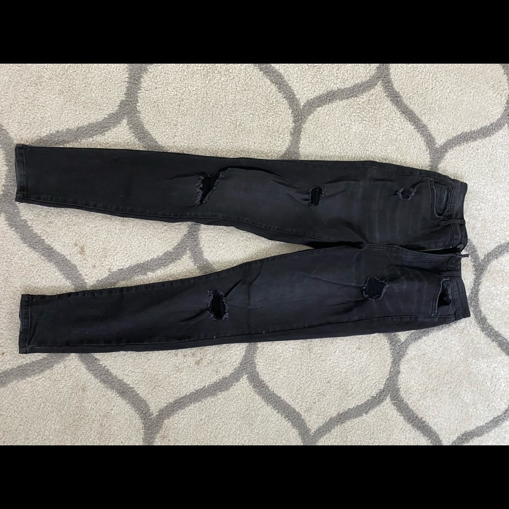 Forever 21 black ripped jeans. Barely worn